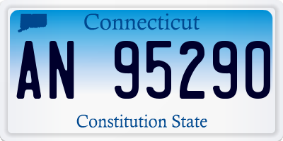 CT license plate AN95290