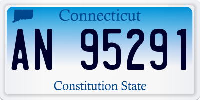 CT license plate AN95291