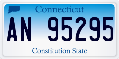 CT license plate AN95295