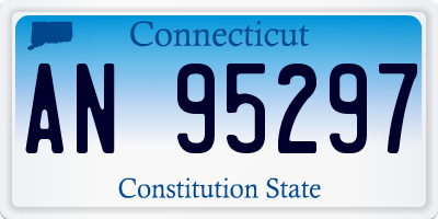 CT license plate AN95297