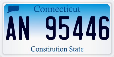 CT license plate AN95446