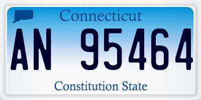 CT license plate AN95464