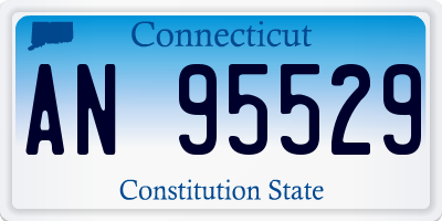 CT license plate AN95529