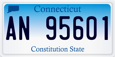 CT license plate AN95601