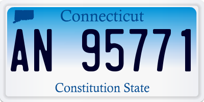 CT license plate AN95771