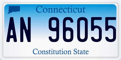 CT license plate AN96055