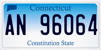 CT license plate AN96064