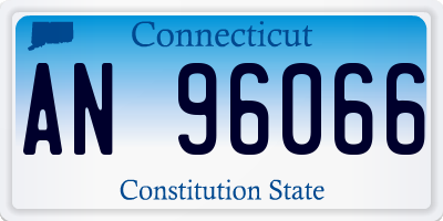 CT license plate AN96066