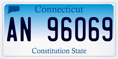 CT license plate AN96069