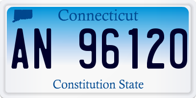 CT license plate AN96120