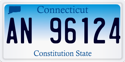 CT license plate AN96124