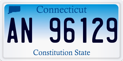 CT license plate AN96129