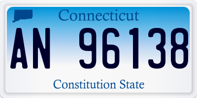 CT license plate AN96138