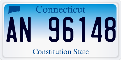 CT license plate AN96148