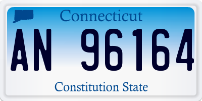 CT license plate AN96164