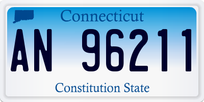 CT license plate AN96211