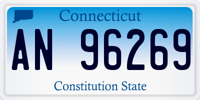 CT license plate AN96269