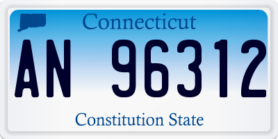 CT license plate AN96312