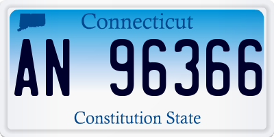 CT license plate AN96366