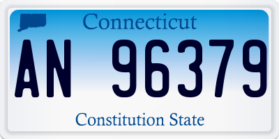 CT license plate AN96379