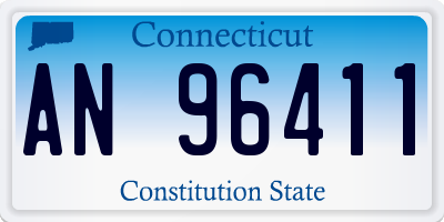 CT license plate AN96411