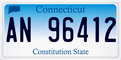 CT license plate AN96412
