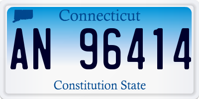 CT license plate AN96414