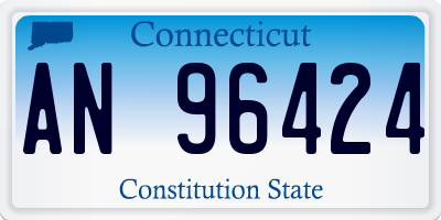 CT license plate AN96424