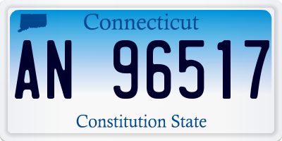 CT license plate AN96517