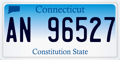 CT license plate AN96527