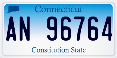 CT license plate AN96764