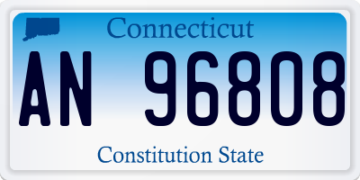 CT license plate AN96808