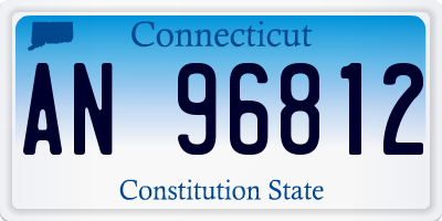 CT license plate AN96812