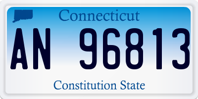 CT license plate AN96813