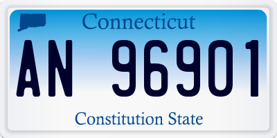 CT license plate AN96901