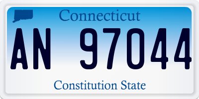 CT license plate AN97044