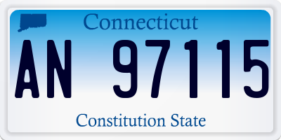 CT license plate AN97115