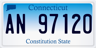 CT license plate AN97120