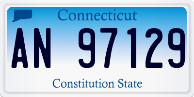 CT license plate AN97129