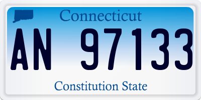 CT license plate AN97133