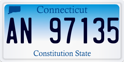 CT license plate AN97135