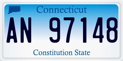 CT license plate AN97148