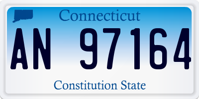 CT license plate AN97164