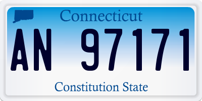 CT license plate AN97171