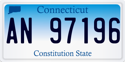 CT license plate AN97196