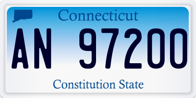 CT license plate AN97200