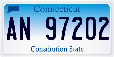 CT license plate AN97202