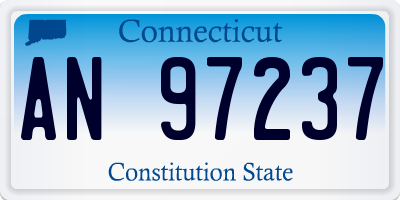 CT license plate AN97237