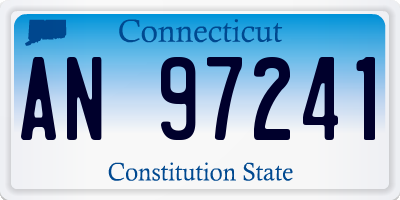 CT license plate AN97241