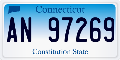 CT license plate AN97269